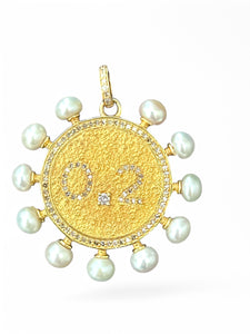 0.2 Pearl and Diamond Pendant