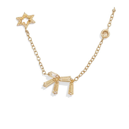 TIBERIUS STAR CHAI NECKLACE