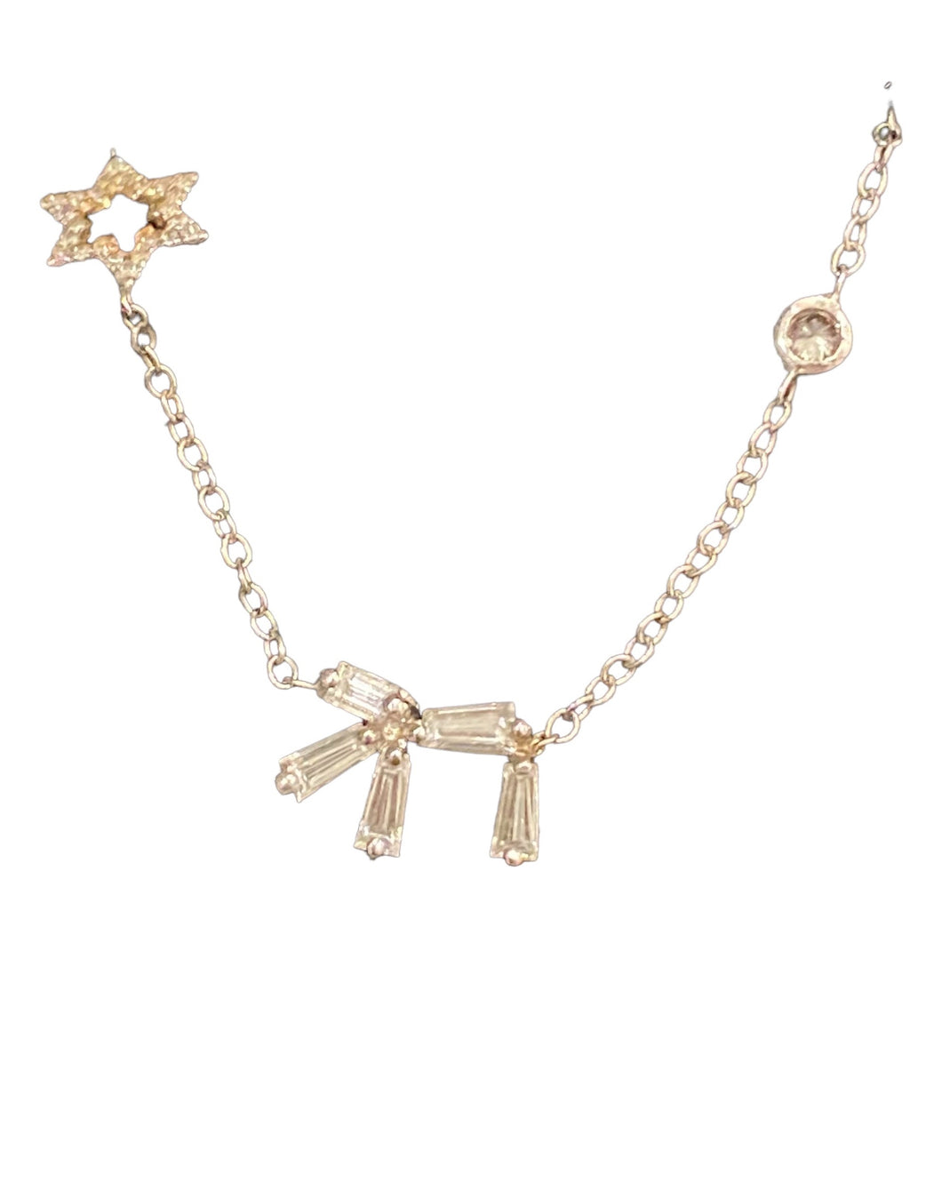 TIBERIUS STAR CHAI NECKLACE