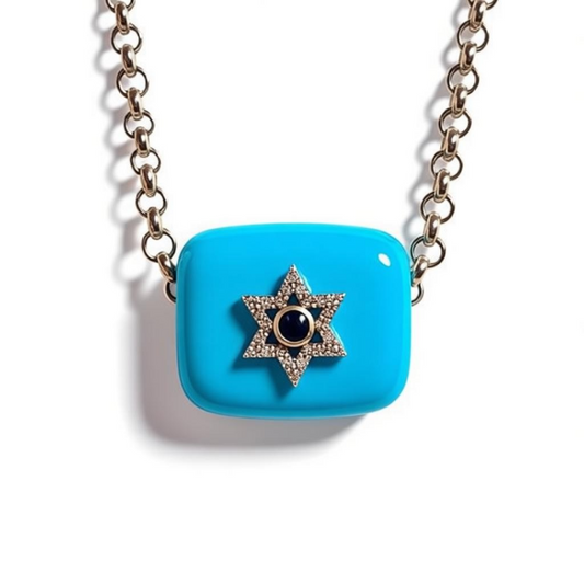 JHANA DOUBLE TURQUOISE CHARM