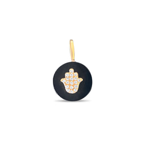 MALVINA MINI BLACK ONYX HAMSA