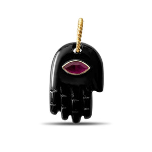 MARRAKESH ONYX HAMSA PENDANT