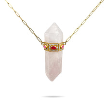 Load image into Gallery viewer, MISSY PINK QUARTZ RUBY CRYSTAL