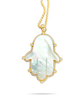 Load image into Gallery viewer, IRINA MOTHER OF PEARL HAMSA