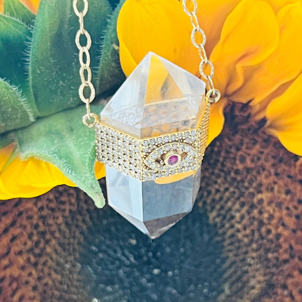 SIGGY EVIL EYE QUARTZ