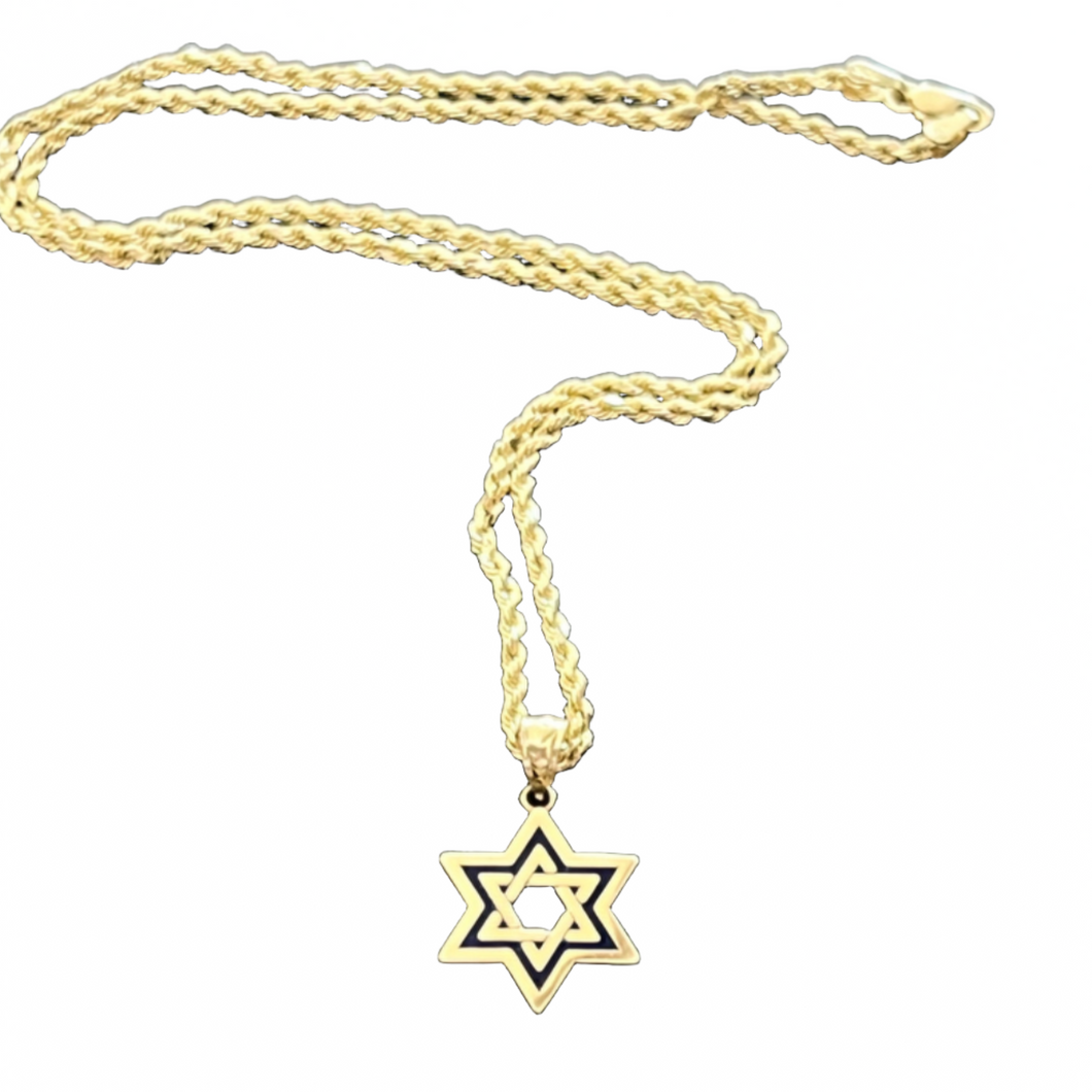 GOLDIE GOLD STAR OF DAVID