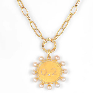 0.2 Pearl and Diamond Pendant