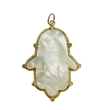 Load image into Gallery viewer, IRINA MOTHER OF PEARL HAMSA