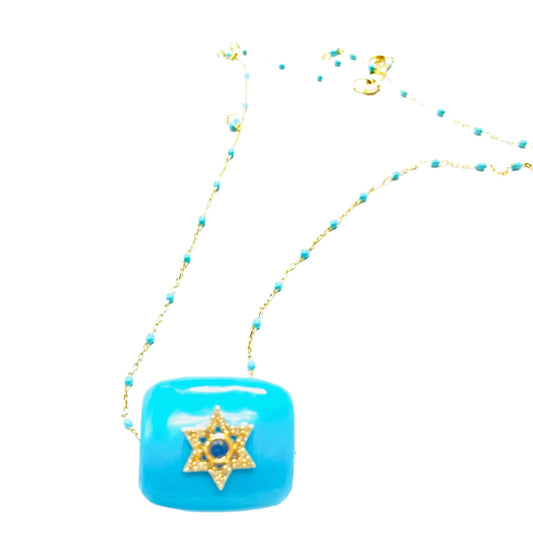 JHANA DOUBLE TURQUOISE CHARM