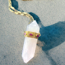 Load image into Gallery viewer, MISSY PINK QUARTZ RUBY CRYSTAL