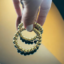 Load image into Gallery viewer, AZTEC MAKE A STATEMENT GOLD HOOPS