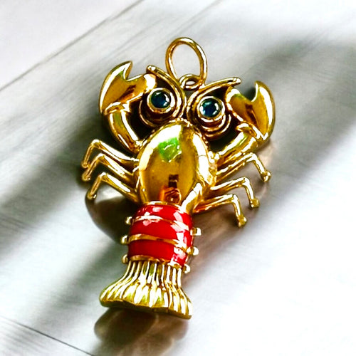 RONNIE GOLD LOBSTER PENDANT