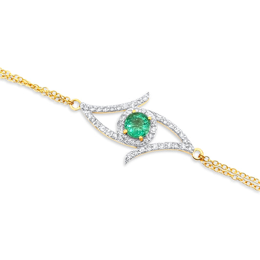 ECUADOR GYOMETRIC EVIL EYE  BRACELET