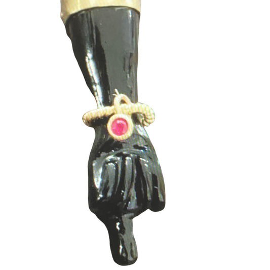 URANUS FU-N BLACK ONYX CHARM