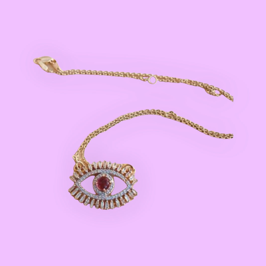 Starburst  Evil Eye Necklace