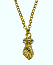 Load image into Gallery viewer, Gold Figa charm necklace