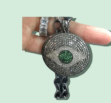 Load image into Gallery viewer, Large evil eye pendant