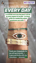 Load image into Gallery viewer, TANYA GORGEOUS EMERALD EVIL EYE BRACELET