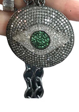 Load image into Gallery viewer, Large evil eye pendant