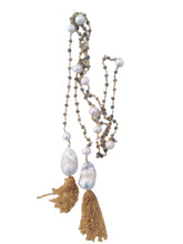 Load image into Gallery viewer, Pearl Tassel necklace