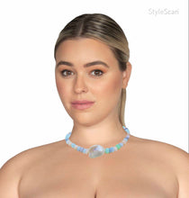 Load image into Gallery viewer, Mixed Opal with Baroque Pearl Necklace